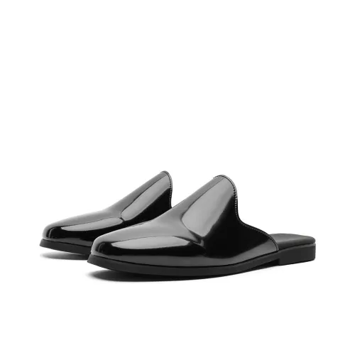 WEISHIBANGWEI Резиновая подошва устойчивая к истиранию домашние тапочки мужские черные