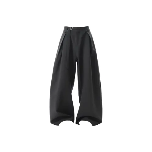 ZYKY Темно-серый унисекс костюмные брюки