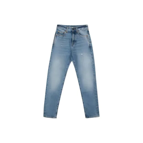 SAINT LAURENT Джинсы Женские Синие