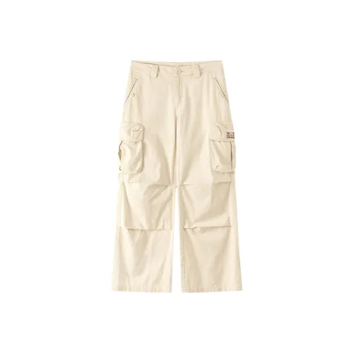 CHUU Белый Женские Повседневные Брюки