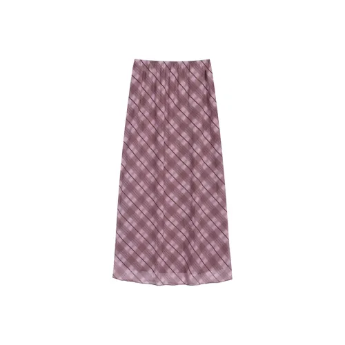 RTNH Pink Women's Casual Long Skirts RTNH Розовый Женские Повседневные Длинные Юбки