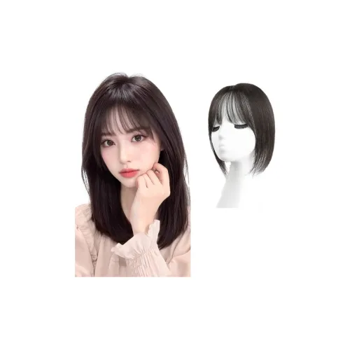 TIANKONGSHU Французская игла Парики человеческие волосы Короткие прямые волосы