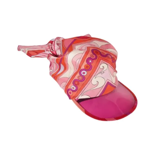 EMILIO PUCCI Шелковые Шапки и Кепки Женские Розовые