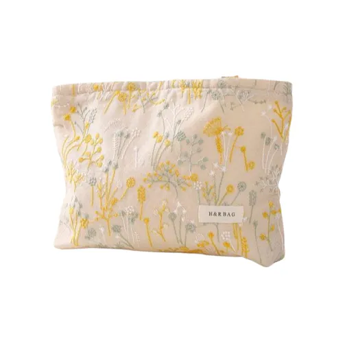 OMGD Джут Хлопок Растение Вышивка Косметичка Ручная Портативная Цвет холста Портативное Хранение Пылеустойчивый