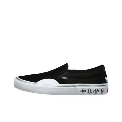INDEPENDENT x Vans Slip On Скейтборд Кроссовки Мужские Черные