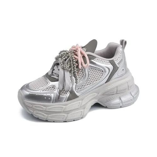 Lanza Амортизация Низкий Топ Толстая Подошва Кроссовки Женские