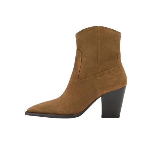 MANGO Botines Brown Women's