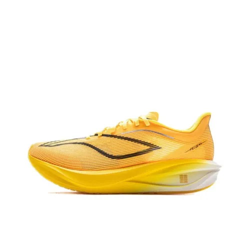 Feidian 5 Challenger Беговые кроссовки Низкий топ Неоновый желтый манговый цвет Мужской