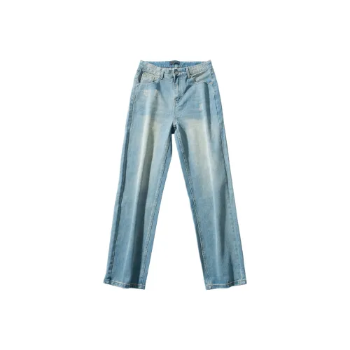 ASEDE Light Blue Unisex Jeans ASEDE Светло-голубые унисекс джинсы