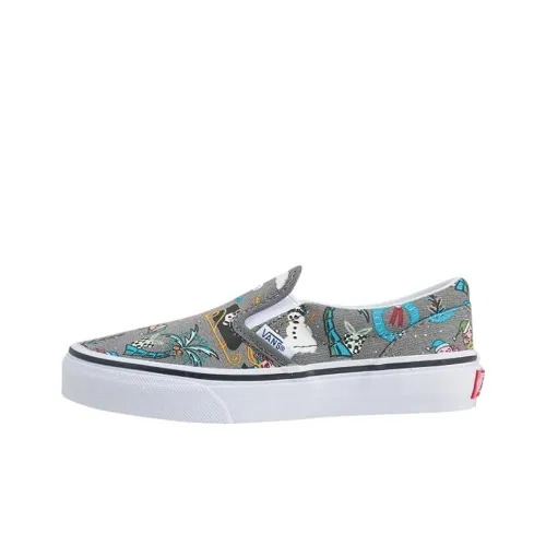 Vans Slip On Скейтборд Кроссовки Мужские Черно-Белые