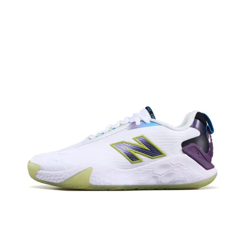 New Balance Свежий Foam X CT RALLY Теннисные кроссовки Низкий топ Белый Фиолетовый Женские