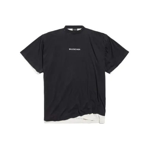 Balenciaga Мужские черные футболки