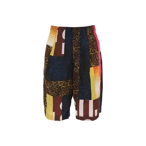 DRIES VAN NOTEN Многоцветные Мужские Повседневные Шорты