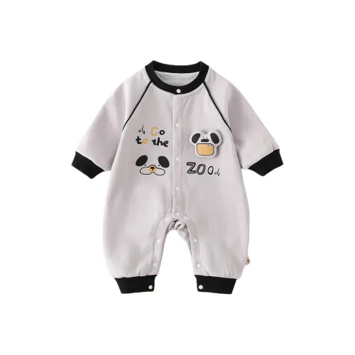 XiaoJinBu Серый Детский Комбинезон / Ползунки