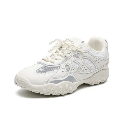 HUANAI Низкий топ Повседневная обувь Женская Белая