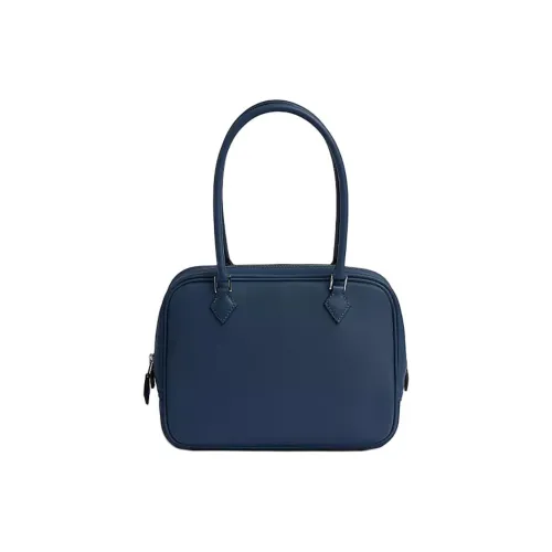 HERMES Plume Swift Коровья кожа Сумка Мини Женские 7U Темно-синий