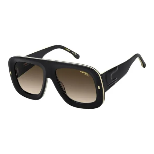 CARRERA Ацетат Квадратные Солнцезащитные Очки Женские Черные