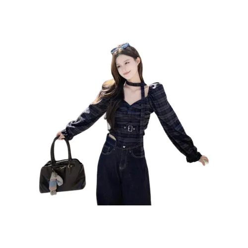 SKYA Черные Женские Рубашки