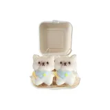 Котенок Мяукающий 2 шт + Обед Коробка