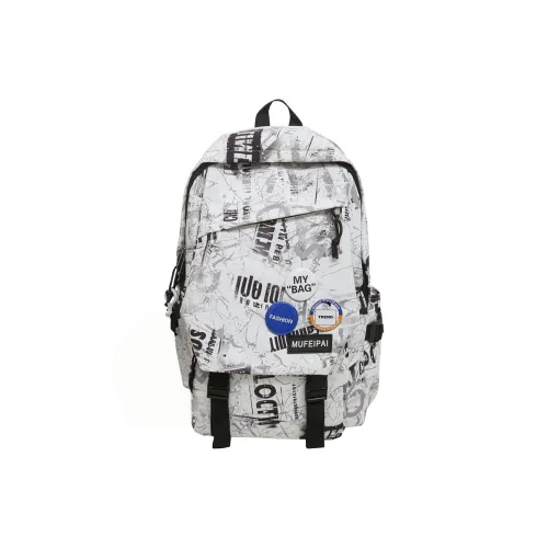 Xmithie Нейлон Рюкзак Унисекс Белый Серый Черный