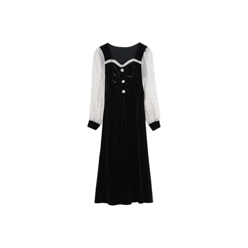 ONNFB Длинное платье с длинными рукавами женское