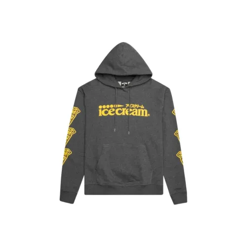 Мороженое Темно-серый Унисекс Свитшоты