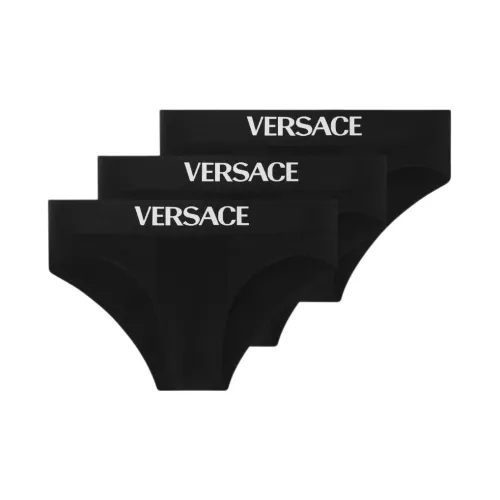VERSACE Мужские черные трусы-бикини