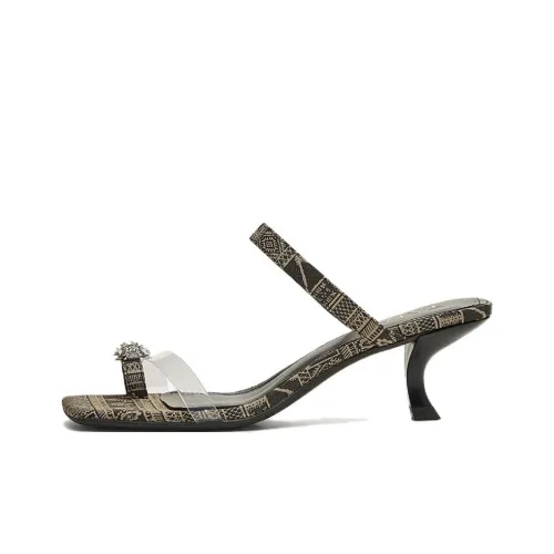 TATA Тихий Аbrasion Resistant Шлепанцы Женские Черный