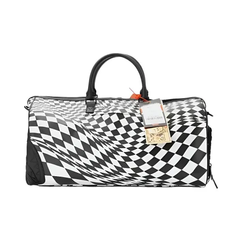 SPRAYGROUND PVC Сумка Большая Унисекс Черный Белый