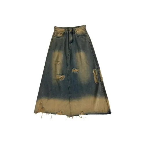 CASAMIA Деним Длинная Юбка Женская