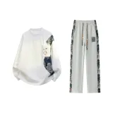 Белый + Светло-серый [Китайский стиль, наборы одежды]