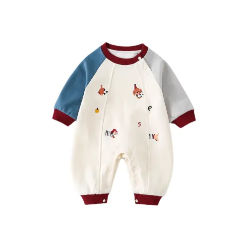 XiaoJinBu Экрю Детские комбинезоны / ползунки