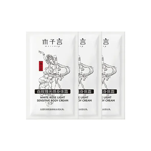 MORZUIY Белый Розовый Свет Сенсорный Центральный Тело Тон Вверх Крем Пробная упаковка 4 мл