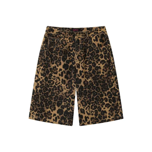 AJPG Леопардовый принт Женские Джинсовые шорты