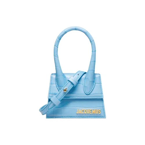 Jacquemus Le Chiquito Коровья кожа Сумка через плечо Сумка Мини Женская Синяя
