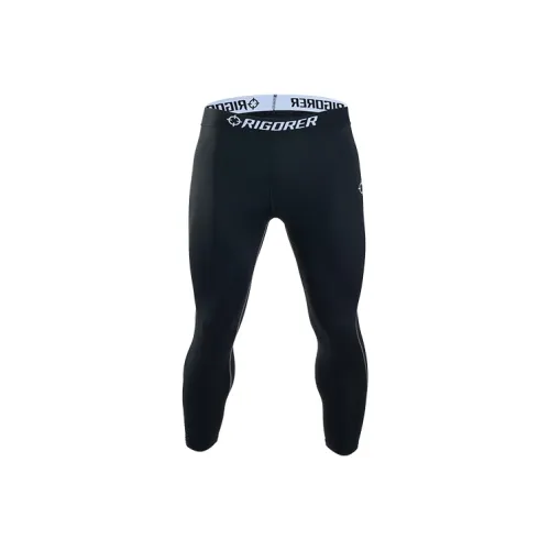 RIGORER Черные унисекс спортивные брюки