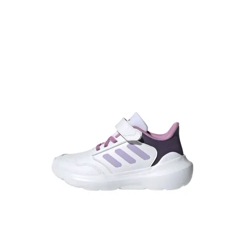 Adidas Tensaur Run 3,0 Low Топ KIDS Lifestyle Shoes Белый Пудра Сливовый фиолетовый Мягкий фиолетовый Детский