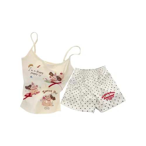 QIAOYUN Щенок Женские Пижамные комплекты