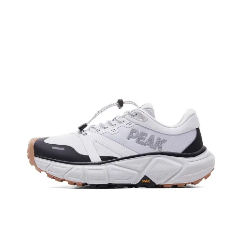 PEAK Амортизация Покрытие Устойчивое к истиранию Низ Резистентный Низ Низкий Топ Беговые кроссовки Мужской Серый Черный