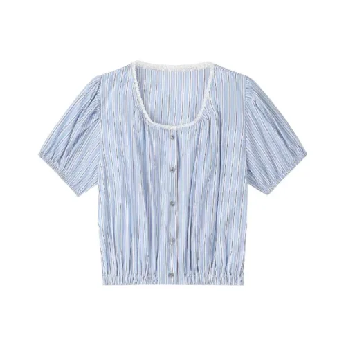 La Chapelle Blue Shirt Женская Рубашка