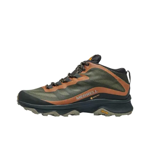 MERRELL Moab Speed MID Топ Альпинизм Походная обувь Унисекс Зеленый