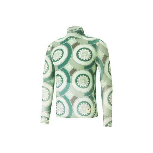 PUMA X Palomo Joint Series Мятно-зеленые унисекс футболки T