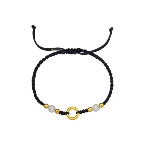 ONEKISS Браслет с медными шнурками покрытые золотом унисекс