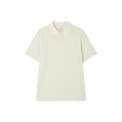 GUESS Light Beige Men's Polo