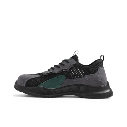 GUYISA Удобная противоскользящая низкая уличная обувь унисекс черного цвета