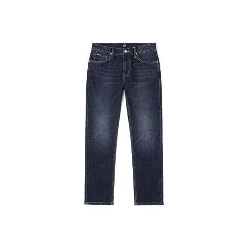 Lee Темно-синий Мужской Джинсы