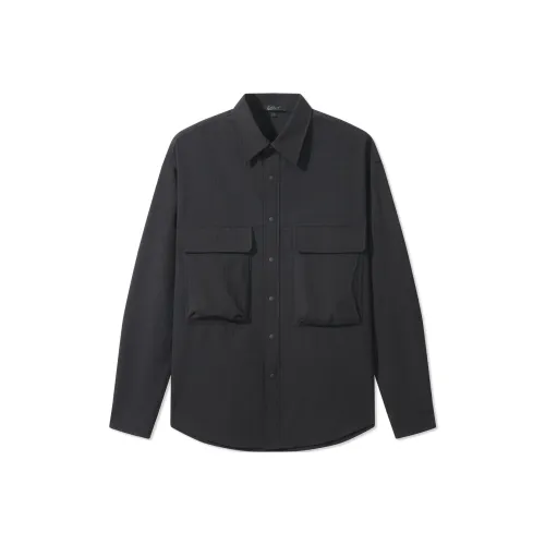 Cabbeen Charcoal Black 01 Мужские Рубашки