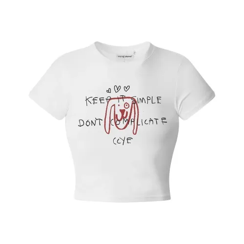 KEAB Белый Женские T-рубашки