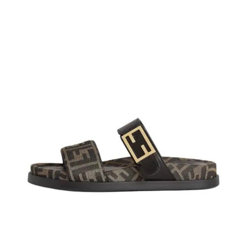 FENDI Feel Слипоны Женские Коричневый