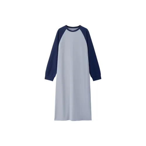 Giordano Длинное платье с длинными рукавами женское